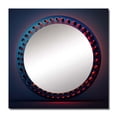 thumbnail image 2 of Designart "Fresh Equilibrium Deep Blue Celestial Mandala II" Modern Geometric Square Mirror For Wall Decor - Large Blue Square Mirror Printed Wall Decor - Modern Square Living Room Mirror, 2 of 5