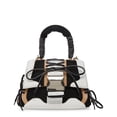 thumbnail image 1 of Bandolera Steve Madden Diego con asa superior, color negro/marrón, 1 of 2