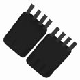 thumbnail image 4 of 1 par de protectores de rodillas para patas delanteras de perro, vendaje para lesiones quirúrgicas para mascotas (negro, L), 4 of 14