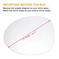 thumbnail image 3 of Unique Bargains Left Driver Side Rearview Mirror Glass Replacement Heated White Glass Fit for Renault Twingo 1996-2006, 3 of 6