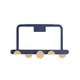 thumbnail image 1 of Advancent Gancho detrás de la puerta Percha para ropa Puerta del dormitorio sin costuras Gancho para ropa Colgador de pared Estante de almacenamiento Almacenamiento y organización del hogar Azul Advancent HA024884-01, 1 of 6