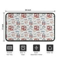 thumbnail image 5 of Vintage Baseball Elements Pattern Door Rugs,Washable Non Slip Door Mats Indoor,Decorative Door Mats,Entry Mat Indoor for Entrance,Bedroom,Kitchen,Bathroom,30"x17", 5 of 6