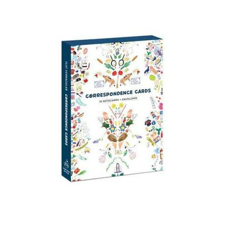 Correspondence Envelopes - Flat Vernacular Correspondence Cards: 10 Note Cards + Envelopes