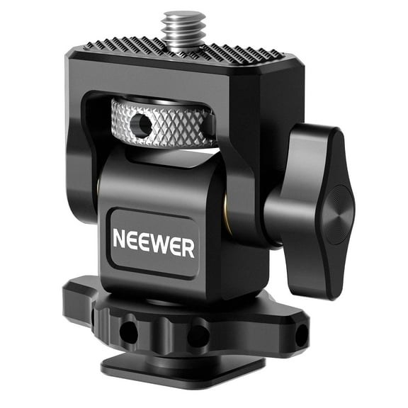 Neewer MA002 Monitor Mount - 360° Swivel, 180° Tilt, Cold Shoe for 5"/7" Screens, Atomos Compatible