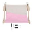 thumbnail image 2 of Cat Window Perch, Hanging Wood Frame Sleeping Hammock Bed Cat Window  with Screwdriver for Indoor Cats Windowsill Bedside Drawer, 2 of 7