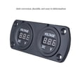 thumbnail image 3 of Sidaley Medidor de voltaje Universal de amplio rango para coche, camión, barco, vehículo DC 6-30V, pantalla Digital, voltímetro, herramienta Paneles de instrumentos para automóviles, 3 of 6