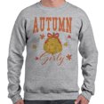 thumbnail image 2 of Autumn Girly Sweatshirt Unisex 2X-Large Grey, 2 of 5