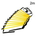 thumbnail image 1 of Flexibility Agility Ladder Nylon Strap Jumping Ladder Speed Training Fitness Stair, 2M, 4Rung, 1 of 4