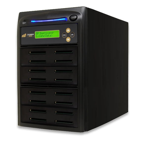 Acumen Disc 1 to 15 CF Card Duplicator - Multiple CompactFlash / MicroDrives Flash Drive Memory Reader Copier (Up to 35mbps)