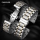 thumbnail image 4 of 12 13 14 16 17 18 19 20 21 22 23 24 Mm De Ancho Carouse Sólido Correa De Acero Inoxidable Cabeza Plana/Codo Banda De Reloj De Enlace Pulsera De Mariposa Hebilla Con Herramientas Libre, 4 of 4