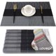 thumbnail image 1 of Juego de 6 manteles individuales de PVC JM 45 cm x 30 cm, 1 of 5