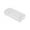 21#White, variant on JLFNYA Hard Sided Pencil Case Clear Zipper,Clearance Clear Handheld Multifunction Pencil Pouch Transparent Makeup Bag for Teen Student College Business Travel Office Adult