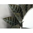 thumbnail image 4 of Leaf Round Mirror Black, 4 of 5