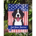 thumbnail image 3 of Carolines Treasures BB2167GF God Bless American with Bernese Mountain Dog Garden Flag, Small, Multicolor, 3 of 3
