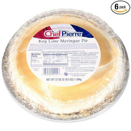 Sara Lee Chef Pierre Key Lime Meringue Pie 10 inch — 6 per case.
