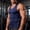 Navy, variant on Men'S Summer Sleeveless High Stretch Sports Vest Top, Quick Drying Fitness Training Vest