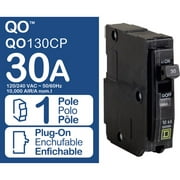 Square D by Schneider Electric QO130CP QO 30 Amp Single-Pole Circuit Breaker