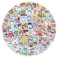thumbnail image 5 of Pegatinas Doraemons de vinilo resistentes al agua, estilo anime, 100 unidades/lote de 5 a 7 cm, 5 of 5