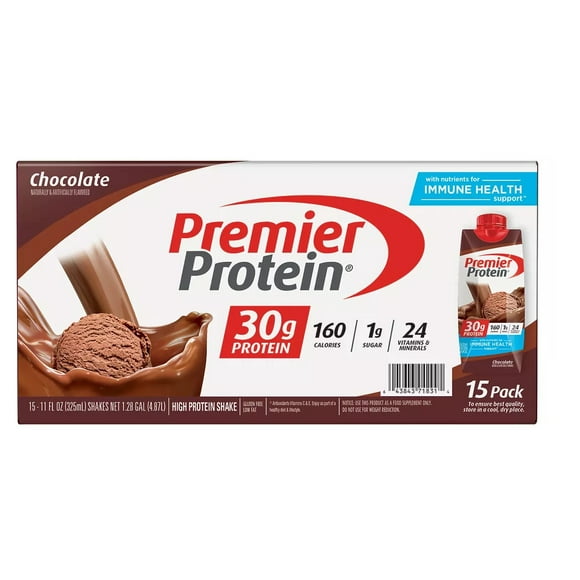 Premier Protein Chocolate Ready to Drink Shake, 15 ct./11 oz.