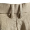 thumbnail image 6 of Dresfit Men's Golf Shorts Baggy Pleated Bermuda Shorts Summer 2026 Work Shorts Wide Leg Adjustable Big and Tall Business Bermuda Shorts with Pockets S, 6 of 8