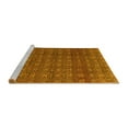 thumbnail image 2 of Ahgly Company Machine Washable Indoor Rectangle Abstract Yellow Modern Area Rugs, 7' x 9', 2 of 4