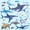 Fish 03, variant on Manfei Cartoon Shark Fish Twin Sheet Sets for Boys, Ocean Animal Print Bedding 3pcs, 1 Flat Sheet, 1 Fitted Sheet and 1 Pillowcase