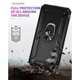 thumbnail image 4 of [PST] Samsung Galaxy S25 Plus / S24 Plus Ring Case, Anti-Drop Hybrid Magnetic Hard Kickstand Case Cover with Ring Stand, 4 of 5