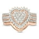 thumbnail image 4 of Xihbxyly Anillo de Oro con Diamantes, Elegante Anillo de Moda, Elegante Joya de Aleación, Accesorio Versátil de Dos Piezas, Ideal para Bodas, Compromisos y Fiestas, Regalo Perfecto para Ella., 4 of 7