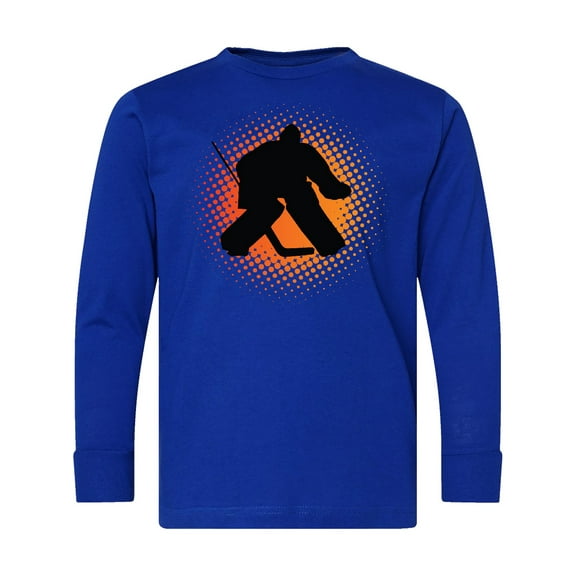 Inktastic Ice Hockey Goalie Sports Long Sleeve Youth T-Shirt