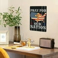 thumbnail image 6 of 2D Flat Pray For Our Nation Metal Sign God Bless Us America Country Usa Flag Map 4th of July Metal Sign 12X8 Yard Flag Holiday Party House Outdoor Home Sign, 6 of 8