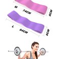 thumbnail image 3 of Bangcool 3PCS Sport Band High Elastic Sport Loop Workout Band for Hip & Leg, 3 of 10