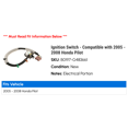 thumbnail image 2 of Ignition Switch - Compatible with 2005 - 2008 Honda Pilot 2006 2007, 2 of 2