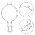 thumbnail image 1 of Raindrops 5Pcs Jar Clips Stainless Steel Sealing Performance Buckle Glass Jars Home Kitchen, 1 of 8