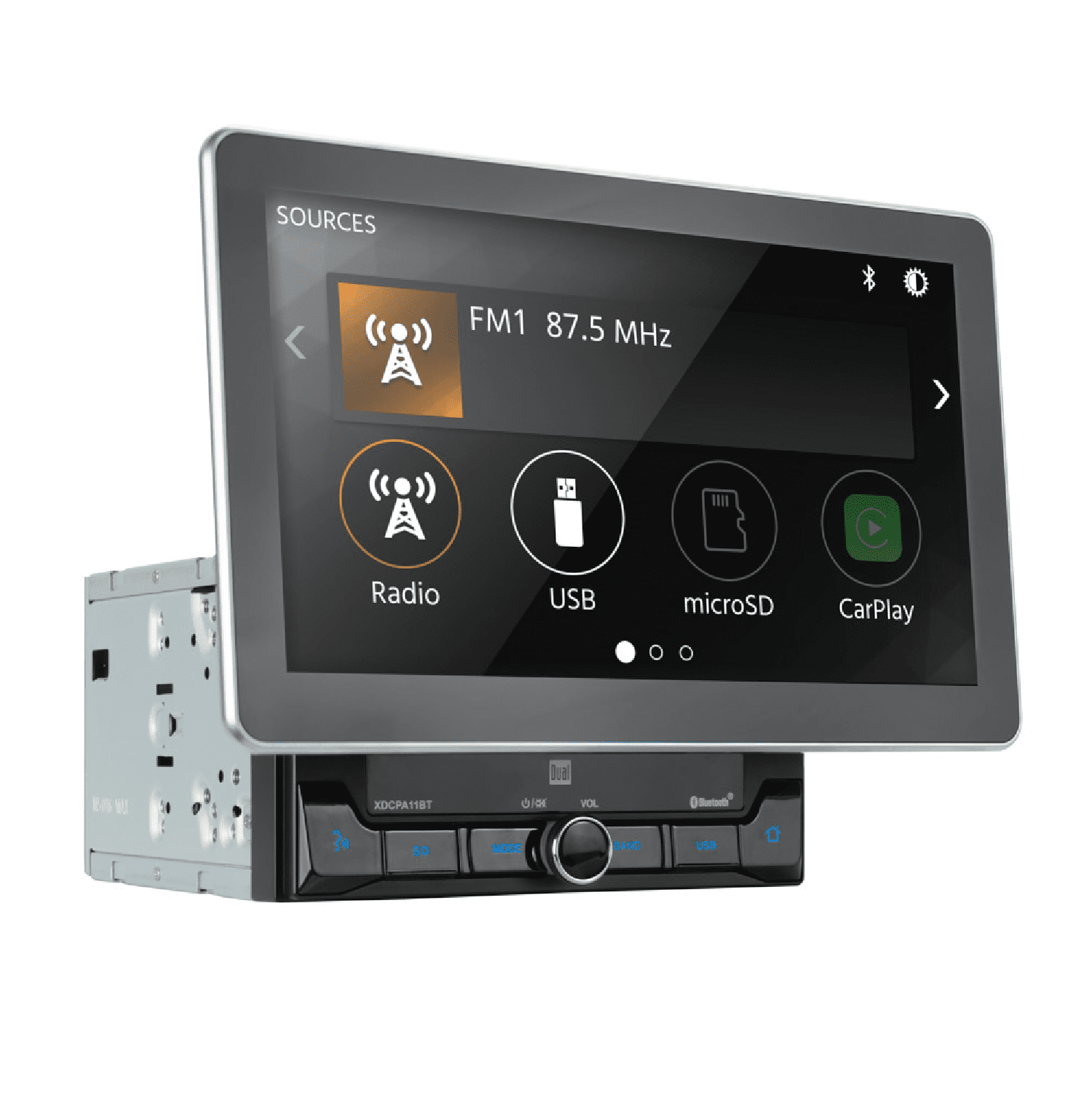 Dual Electronics XDCPA11BT 10.1 Double DIN Car Stereo, Apple