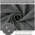 thumbnail image 3 of Waterproof Seat Covers for Dining Room Chairs seat Covers Kitchen Chair Covers slipcovers (4 Pcs), 3 of 5