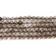 thumbnail image 1 of Natural Smoky Quartz Beads Strands Round Faceted Grade AA 2~2.6mm Hole: 0.5mm about 147pcs/strand 15.35''(39cm), 1 of 4
