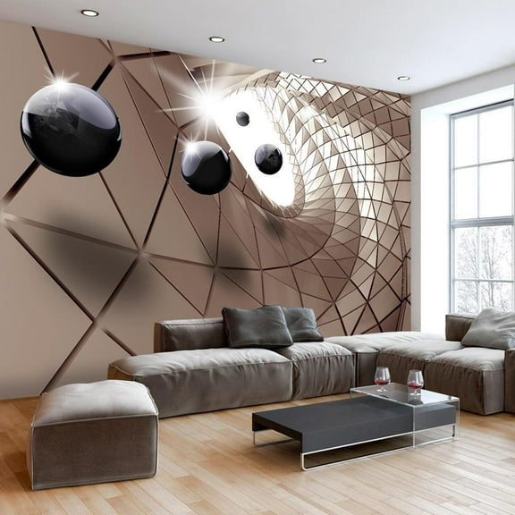 Tiptophomedecor 3D Illusion Wallpaper Wall Mural - Abstract Utopia