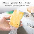 thumbnail image 4 of Kitchen Sponge Bowl Plate Cookware Dish Tableware Cleaning Scrubbing Accessories Stains Dirt Oil Remover Scrubber Dining Cafe Scouring Pad Cleaning Accessories, 4 of 7