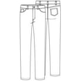 thumbnail image 6 of Real School Boys School Uniform 5-Pocket Stretch Slim Pants, Sizes 4-18, 6 of 6