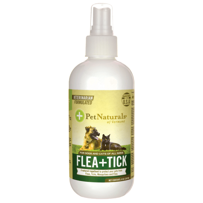 Pet Naturals Flea+ for Dogs and Cats 8 oz Liq