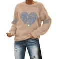 thumbnail image 5 of Sweatshirt for Women Perfect For Daily Wear or Loungewear! The Best Choice for Valentine's DayM Brown Valentine's Day Sweatshirt, 5 of 5