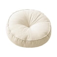 thumbnail image 3 of Lipstore Coussin de Sol Rond Coussin de Méditation Coussin d'Assise Polyvalent Coussin de Sol de Méditation pour s'Asseoir Balcon Intérieur Extérieur Beige, 3 of 8