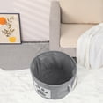 thumbnail image 5 of Unique Bargains Cotton Storage Cube with Handles Gray 13*8.1in, 5 of 6
