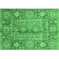 thumbnail image 1 of Ahgly Company Indoor Rectangle Oriental Emerald Green Traditional Area Rugs, 3' x 5', 1 of 4