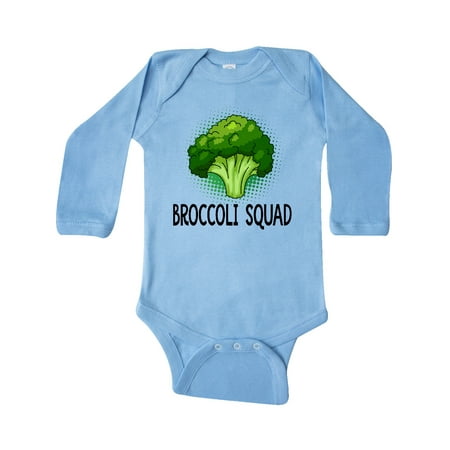 

Inktastic Broccoli Squad Vegetarian Gift Baby Boy or Baby Girl Long Sleeve Bodysuit