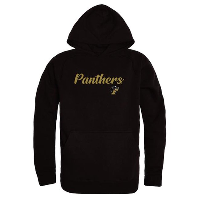 W Republic 558-452-BLK-03 Men Ferrum College Script Hoodie, Black - Large