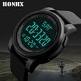 thumbnail image 3 of Clearance! LED Digital Watch Watch For Men,Fashion Mens Watch,Men's Sport Watch, Military Watches Date Watches For Men 50M Swim Waterproof,Father's Day Gifts under $10, 3 of 9