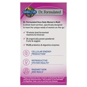 Garden of Life Dr. Formulated Fermented Women’s Health Multivitamin with Wholefoods, Probiotics, Enzymes, and Immune Support, Vegetarian and Gluten Free, 30 Capsules