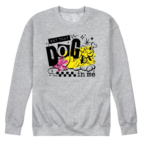 Disney - Got That Dog In Me - Men's Crew Neck Fleece Pullover
