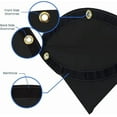 thumbnail image 4 of Covers & all Round Heavy Duty Tarps, 18 Oz Made of Waterproof Tear and UV-Resistant Fabric, Multipurpose for Pool Patio Garden Equipment Sports Fields (7 Feet, Black), 4 of 5
